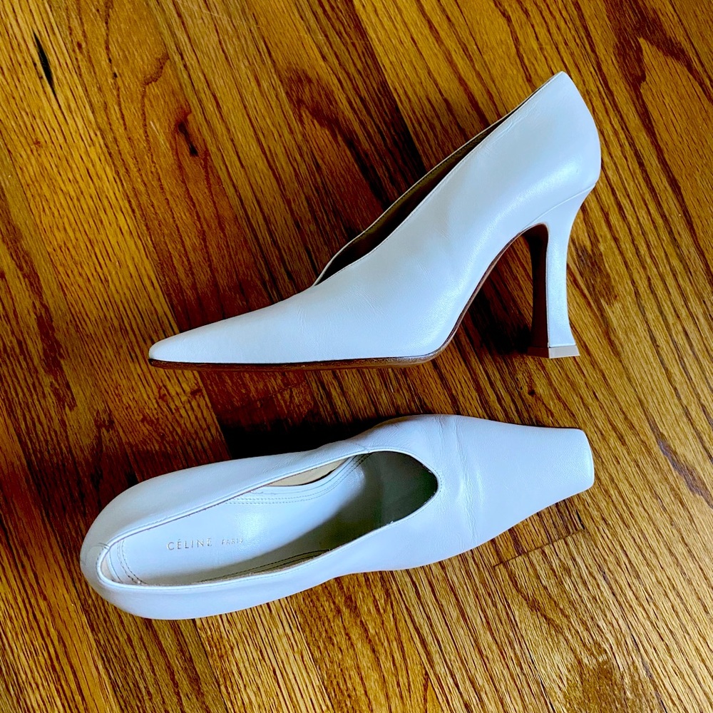 CELINE Phoebe Philo era White Heels size 37